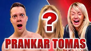 PRANKAR TOMAS  - NÄR DIN FLICKVÄN INTE SLUTA SKRATTA 🤣