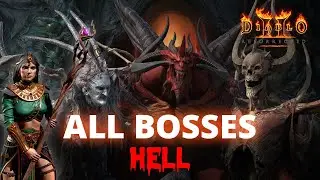 💀ALL BOSSES  |  Diablo 2 Resurrected  |  Sorceress - HELL Difficulty