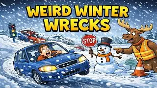 29 Weirdest Winter Traffic Incidents That Could Only Happen in Snow