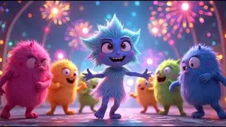 Color Monsters &ndash; Roar in Red, Jump in Blue! | Fun Kids Song | Learn Colors and Actions
