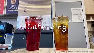 Cafe Vlog | ⛄️❄️예쁜 눈이 내린 날❄️⛄️| 카페브이로그
