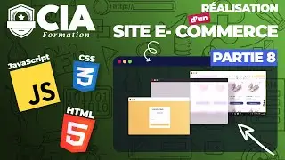 Créer un Header e-Commerce moderne avec HTML, CSS & JS  | Site E-commerce - Épisode 8