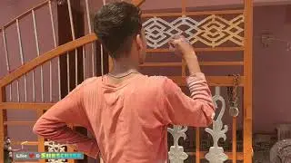 How to paint main gate | golden brown enamel paint | gate painting ideas in hindi