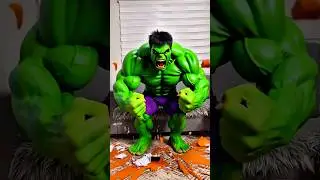 Oh Noo! Crazy Hulk and Monkey!! 😂❤️ #shorts