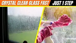How to Remove Hard Water Stains from Glass 💥Sparkling Glass Instantly!