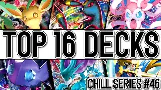 TOP 16 DECK LISTS! | Chill Series #46 - PTCGO Tournament | Post Rotation