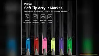 DSPIAE Environmentfriendly Waterbased Soft Head Marker Up To Base Color Metal Color Marker Smart Up