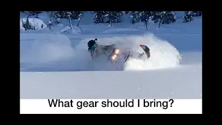 Snowmobile Survival Gear for an Alaska ride
