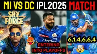 MI VS DC IPL2025 MATCH  🤯🥵 || MI VS DC IPL MATCH || MI PLAYOFFS || SKY || NAMAN DHIR
