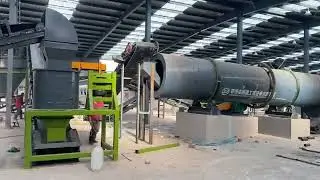 Biochar fertilizer drum granulator granulation line