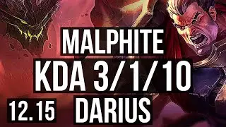 MALPHITE vs DARIUS (TOP) | 3/1/10 | TR Master | 12.15