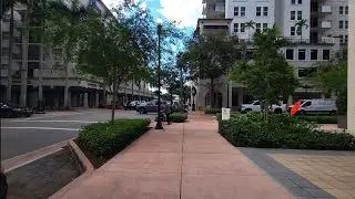 4K Merrick Park Neighborhood , Winter Cycling Virtual Travel Tour , Miami FL , December 2025