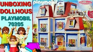 PLAYMOBIL Dollhouse Unboxing mit Zimmern -Puppenhaus- Familie Butterfly auspacken und einbauen haus