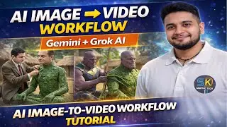 Gemini AI Image to Grok AI Video | Full AI Tutorial Step by Step | Viral AI Workflow #youtubeshorts