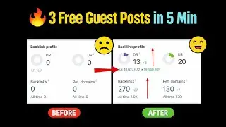 🔥 3 Free Guest Posts in 5 Min