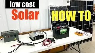 Beginner&rsquo;s Guide to Setting up a $50 Solar Panel system