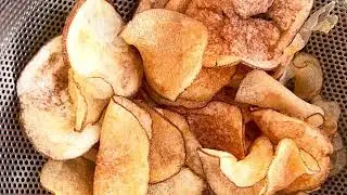 Healthy Snack at Home: Organic Potato Chips Fried in Avocado Oil