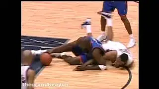 Jason Collins 4 points, 7 rebounds, career-high 8 assists & great hustle vs. Knicks (Apr. 2, 2004)