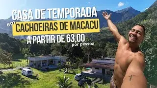 CASA DE TEMPORADA EM CACHOEIRAS DE MACACU 🏡🌳 #hospedagens #airbnb #cachoeira #riodejaneiro 