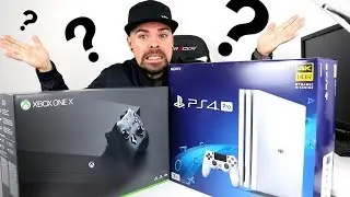 Xbox One X vs PS4 Pro...What's In The Box...Which One Should You Buy??