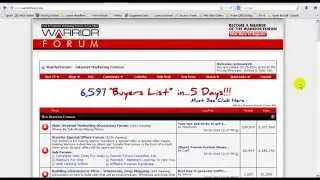 Warrior Forum Training - WSO Launch Day Tricks, Tips & Strategies