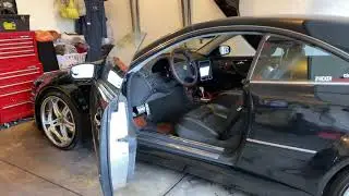 Easy Rear Subwoofer Permanent Removal Mercedes Benz W215 CL55 For Aftermarket Sub Amp