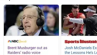 Las Vegas Raiders Fire Radio Host  Brent Musburger Should Bring Back Greg Papa By Eric Pangilinan