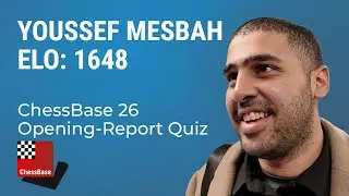 Opening-Report Quiz with Youssef Mesbah - Wijk aan Zee - Tata Steel Chess Tournament