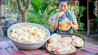 How to make traditional Khmer Cake in my Village - Traditional Me Cooking Cake