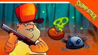 Swamp Attack ► ОТКРЫЛ БОМБУ ВОНЮЧКУ И МИНЫ 💣 Прохождение на русском