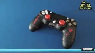 Custom Black and Red splatter controller by iModiffy