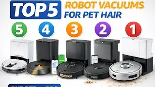 TOP 5 Robot Vacuums for Pet Hair (Self-Emptying) | Budget &rarr; PRO | Amazon