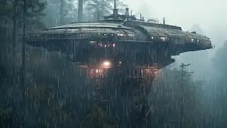 Rainstrom from Post-Apocalyptic Shelter | Sci-Fi Ambiance for Sleep, Study, Relaxation, ASMR