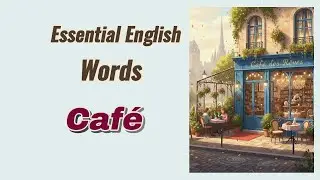 Essential English Words at Caf&eacute;  #englishvocabulary