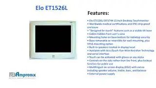 Elo ET1526L E971744 15 Inch Desktop Touchmonitor Sales | Service | Repair | Exchange | Replacement