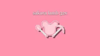 sakura lamb 32x by giovanka | mcpe/be aesthetic pvp texture pack | ported by alinny