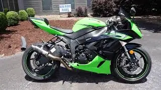 2011 Kawasaki ZX6R Arrow Slip on exhaust