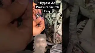 How To Bypass Ac Pressure Switch Easy #bypass #pressureswitch #shorts @workingtools10