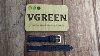 Navy Epsom Leather Strap For Seiko Diamatic - 7006-6020 Watch