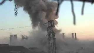 Huge explosion as Hell Cannon hits   weapons cache   in Syria