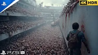 INSANE NIGHTMARE ZOMBIE HORDE ATTACK ( PS5 PRO) Immersive Realistic ULTRA Graphics (4K 60FPS HDR)
