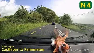 Castlebar, County Mayo to Palmerston, South Dublin County | Time Lapse Drive