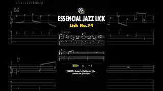 74th Jazz Guitar Lick You Need to Practice #JazzGuitar #GuitarLick #jazzsolo