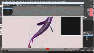 03 How to Animate  A Fish Swim Part 3 Right Side Fin