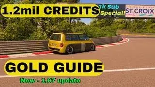 GT7 Sainte-Croix - Espace F1🏁 - Circuit Experience Gold Guide - Update 1.67 |💰1.2M Credits 4k 60FPS
