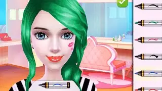 Stylish Shopping Girl Game - Play Cool Makeup, Dress Up & Color Hairstyles - Dress Up Game For Girls