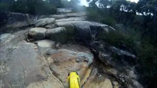 Technical Enduro with a close call.wmv