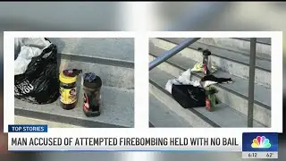 No bail for man accused of attempted firebombing of federal building in downtown LA