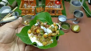Tikki|aloo chat|mini kitchen|mini cooking|mini food|most famous Indian street food