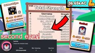 Getting New Max Sentinel Rank In Saber Simulator! (Second Ever)
